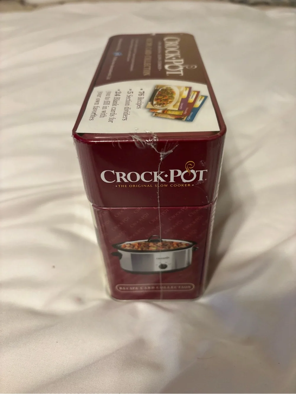Crock-Pot Recipe Card Collection Tin Sealed 76 Recipe Cards